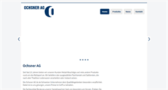 Desktop Screenshot of ochsner-ag.de